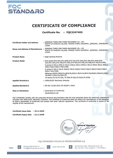 Our Certificate